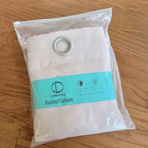 Blush color, new in bag, curtain panel